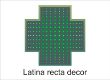 cruz farmacia latina recta decor